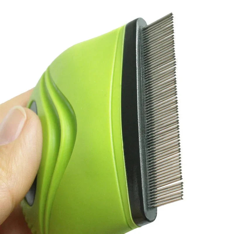 Handheld Travel Grooming Cat and Dog Flea and Tick Comb