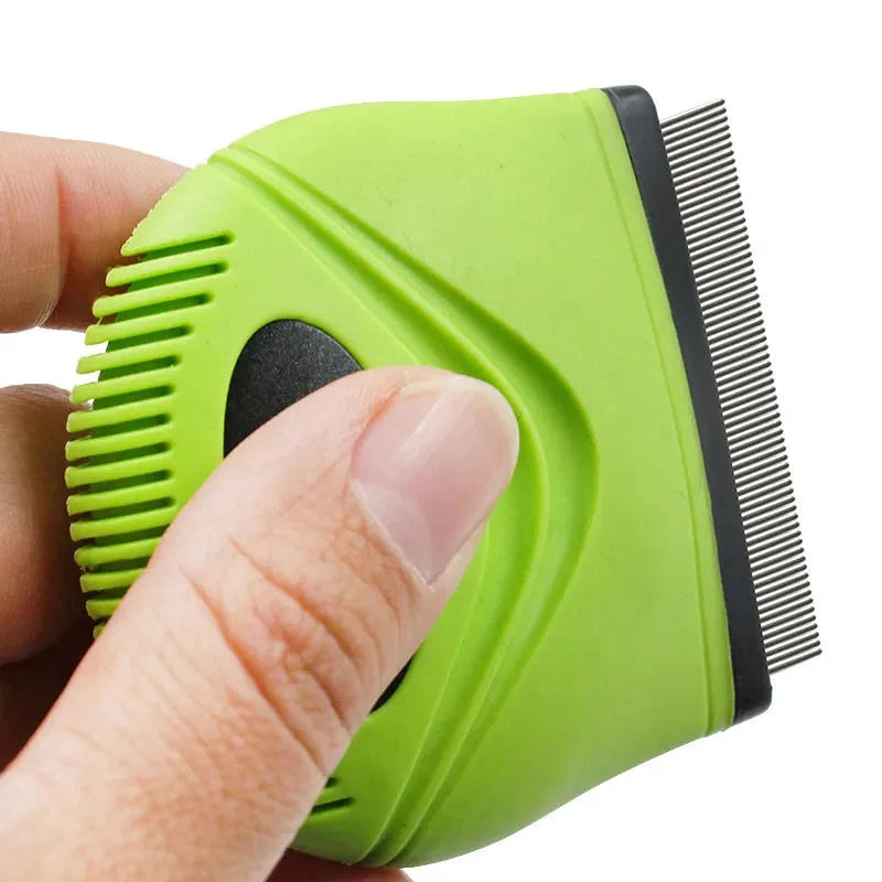 Handheld Travel Grooming Cat and Dog Flea and Tick Comb